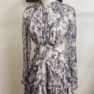 Zimmermann backless silk dress Size 2